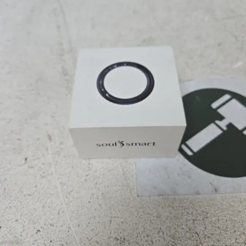 SOUL SMART RING – SILVER, STAINLESS STEEL & RESIN, SIZE M-N (BOXED)