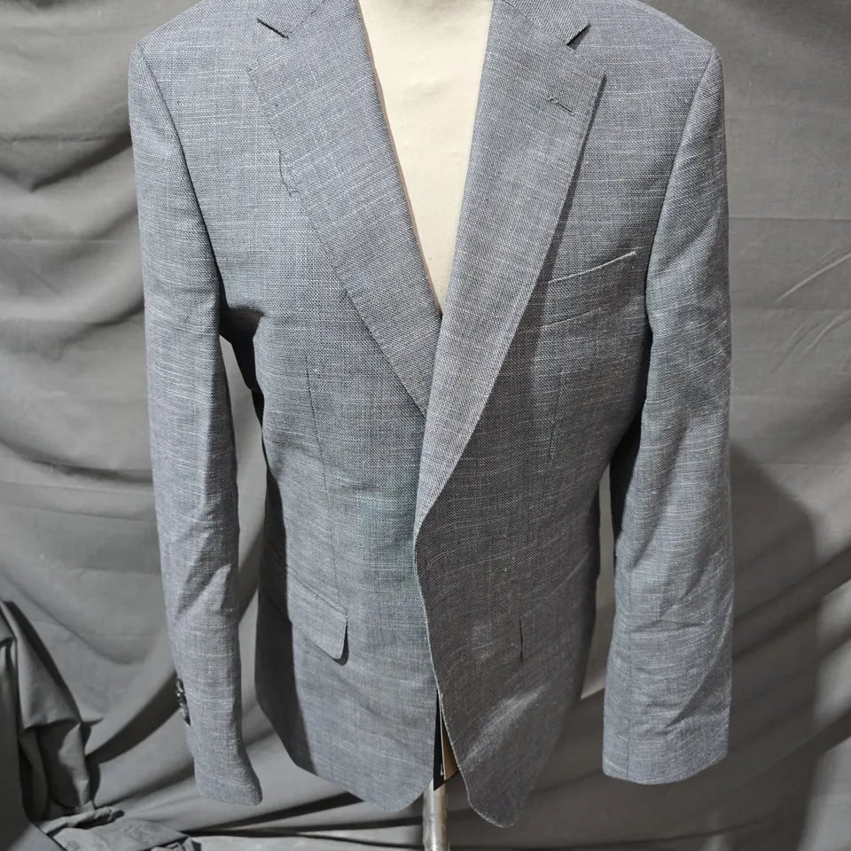 HUGO BOSS SLIM FIT BLAZER IN GREY SIZE UK 46