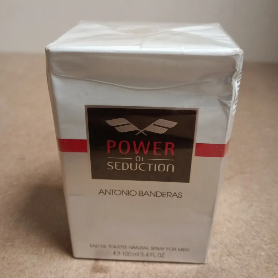 ANTONIO BANDERAS POWER OF SEDUCTION EAU DE TOILETTE FOR MEN 100 ML – BOXED