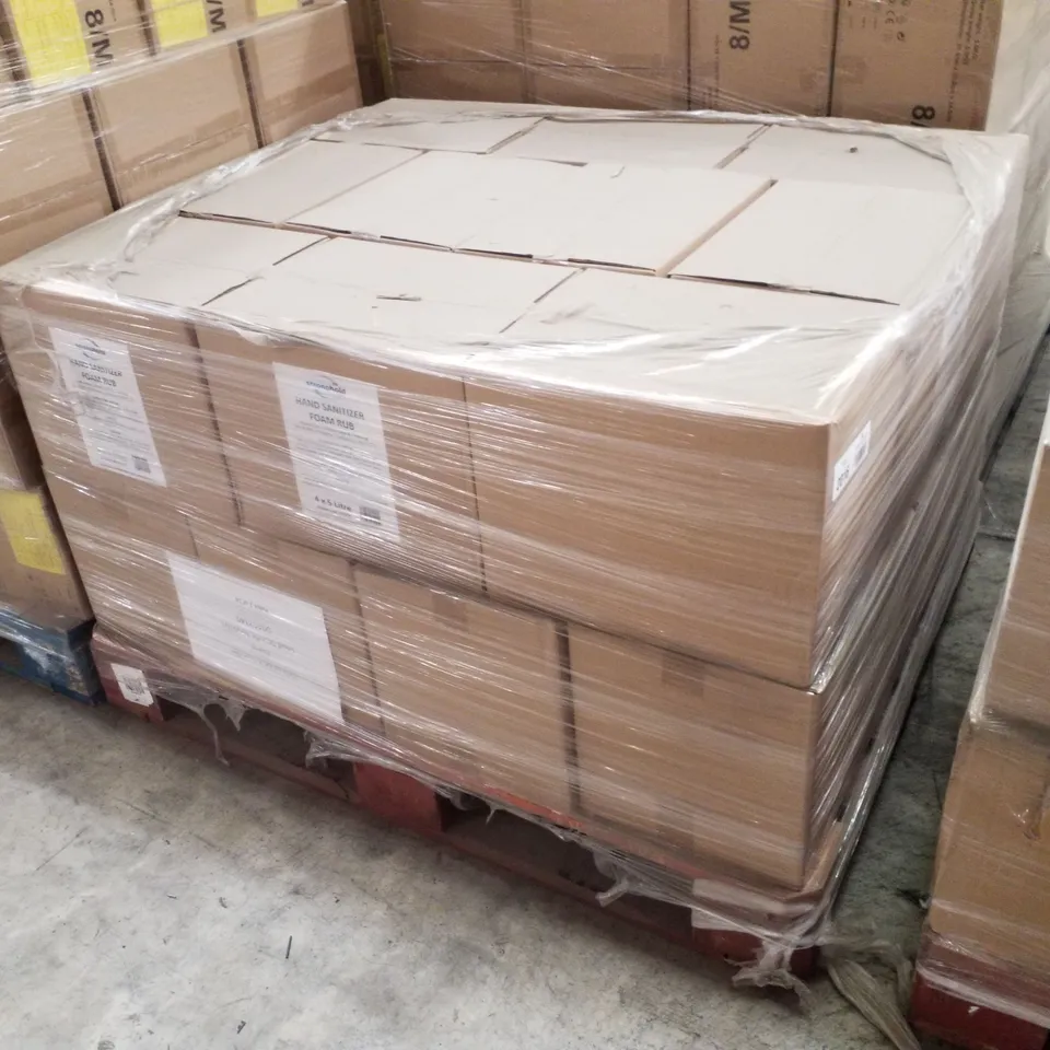 PALLET CONTAINING APPROXIMATELY 80 BOTTLES OF STRONGHOLD ALCOHOL HAND SANITISER 5LTR