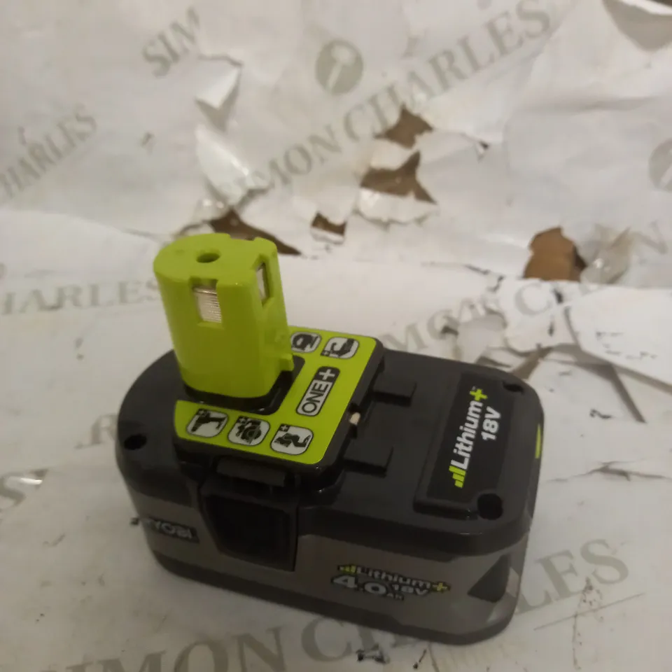 RYOBI LITHIUM IRON BATTERY 