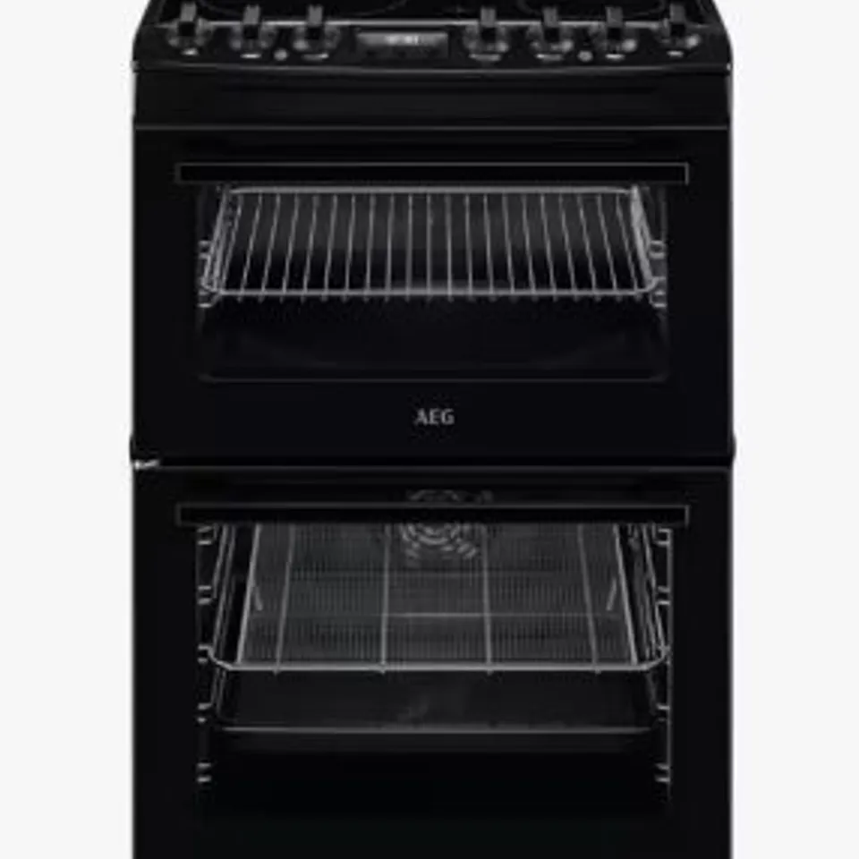 AEG CCX6740ACB FREESTANDING CERAMIC HOB ELECTRIC COOKER, BLACK