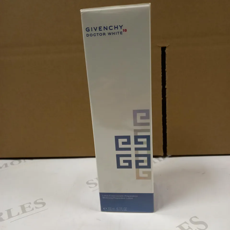 PACKAGED GIVENCHY DOCTOR WHITE PREPARATION LOTION - 200ML