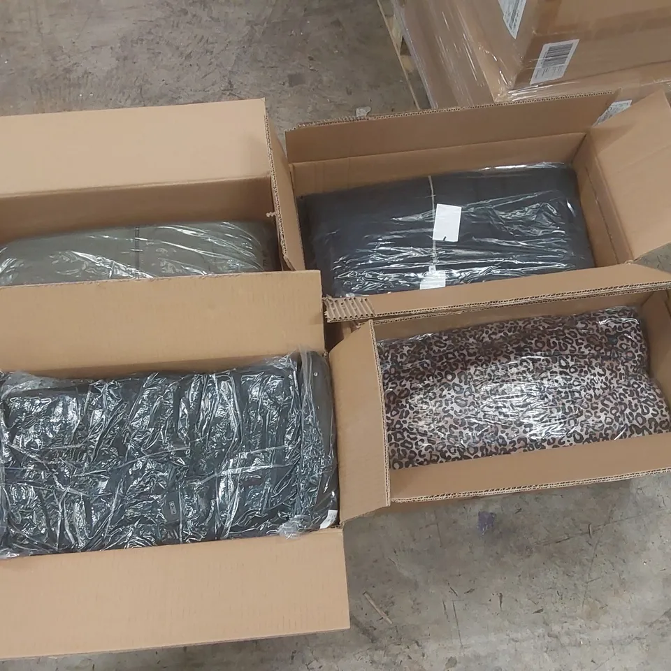 PALLET CONTAINING APPROXIMATELY 120x BRAND NEW ASSORTED DESIGNER CLOTHING ITEMS INCLUDING: SIMPLY BE JACKETS ECT