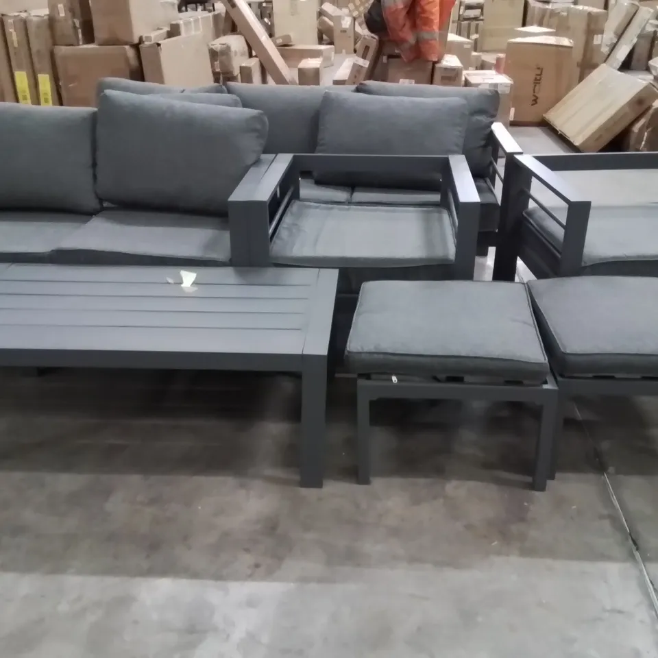 SET OF 7 OUTDOOR GARDEN FURNITURE SET