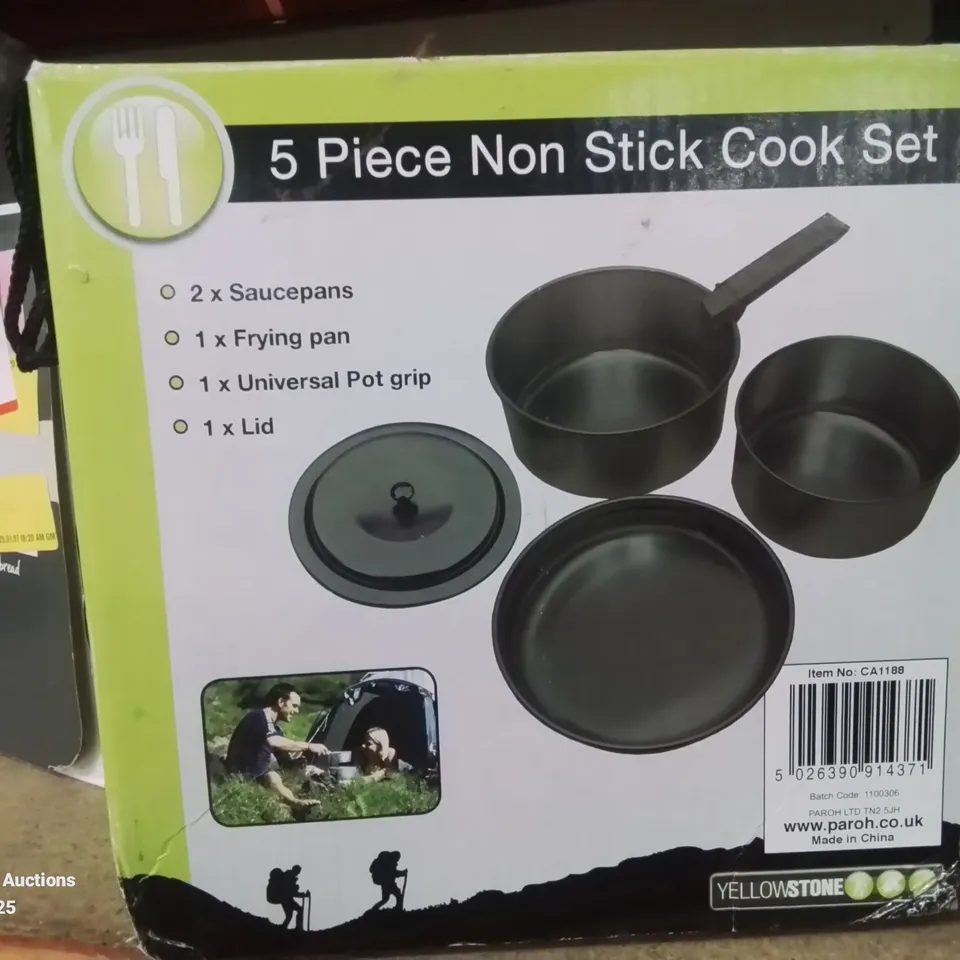 BOXED 5 PIECE COOKWARE SET