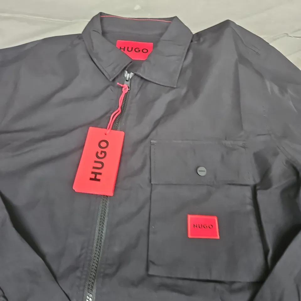 HUGO BOSS FULL ZIP LIGHTWEIGHT JACKET - LARGE