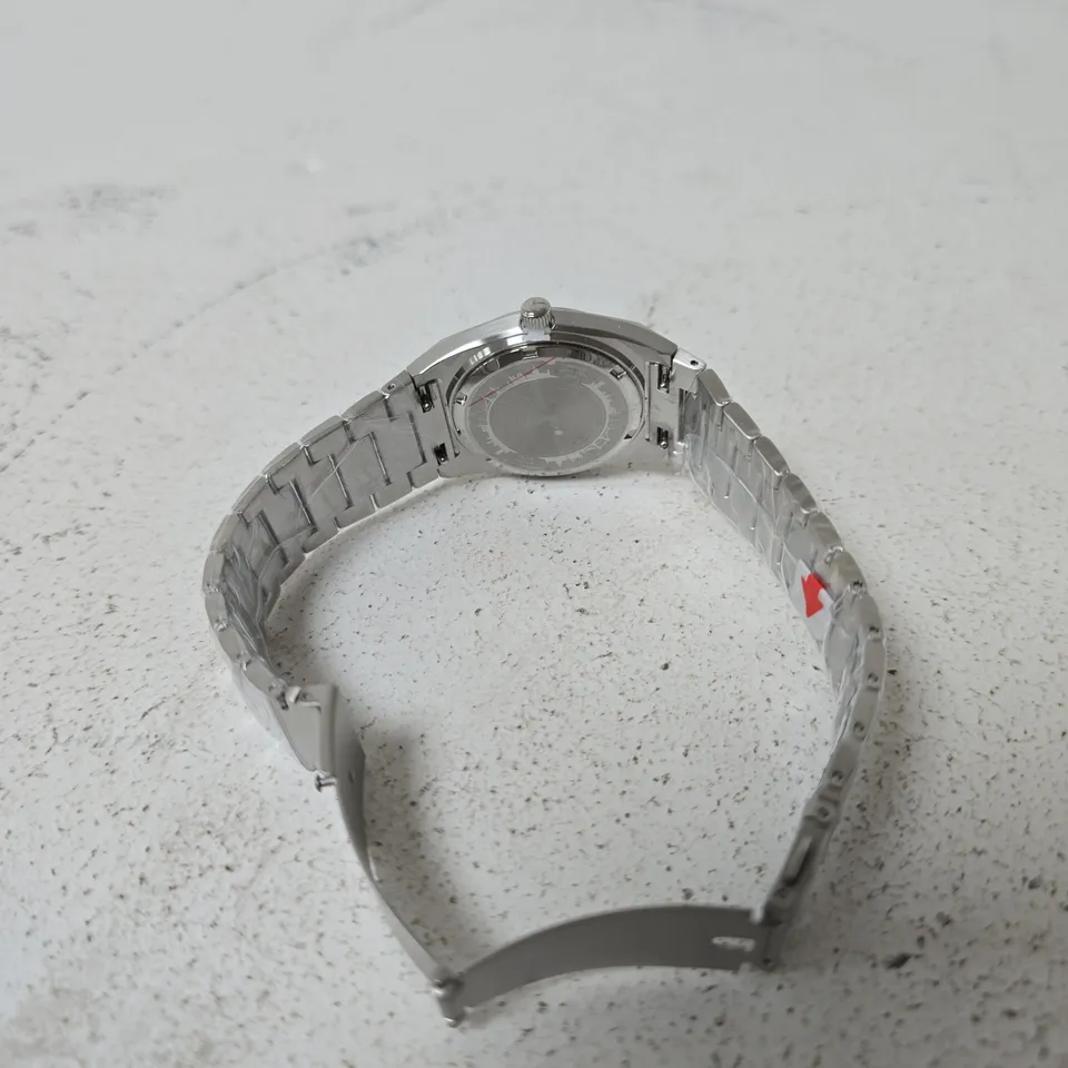 ACCURIST SILVER-TONE LADIES' WATCH WATCH WITH RAINBOW BEZEL