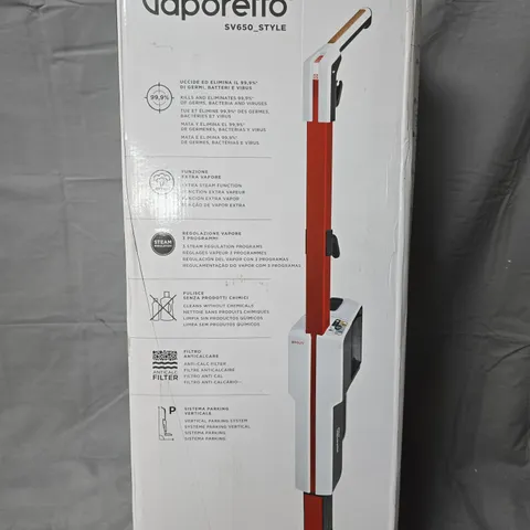 POLTI VAPORETTO SV650 STYLE STEAM MOP – BOXED