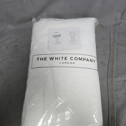 THE WHITE COMPANY CLASSIC DOUBLE BORDER BATH TOWEL WHITE 39 X 59IN