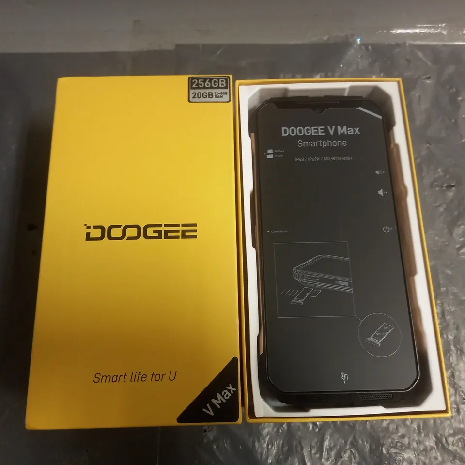 BOXED DOOGEE V-MAX 256GB RUGGED SMARTPHONE