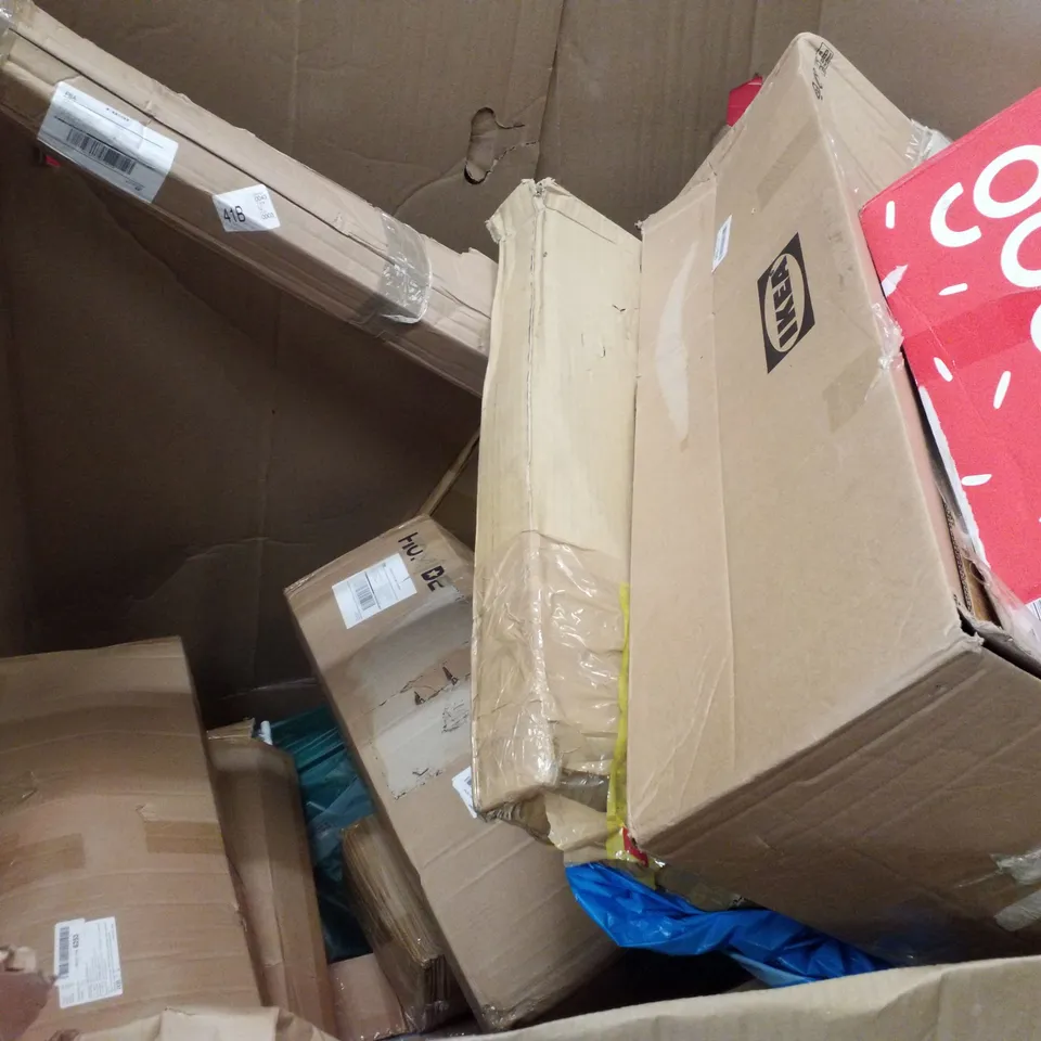 PALLET CONTAINING ASSORTED PRODUCTS INCLUDING BABTS PLAYPEN, MATTRESS TOPPER,CAMPING TENT & CLOTHES AIRER 