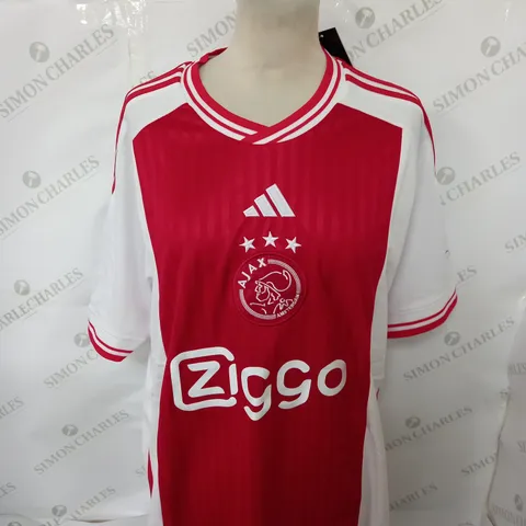 AJAX FC HOME SHIRT WITH HENDERSON 6 SIZE XL