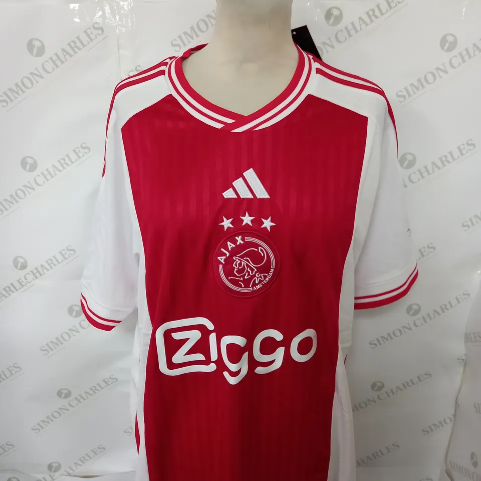 AJAX FC HOME SHIRT WITH HENDERSON 6 SIZE XL