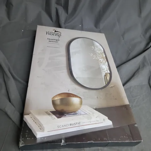 BOXED AND SEALED LOZENGE MIRROR