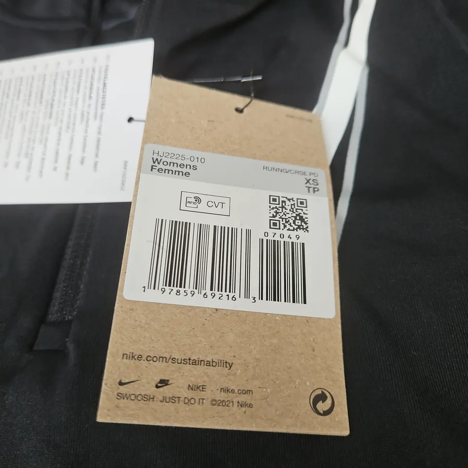 NIKE DRI-FIT WOMEN’S RUNNING TOP – BLACK, UK XS