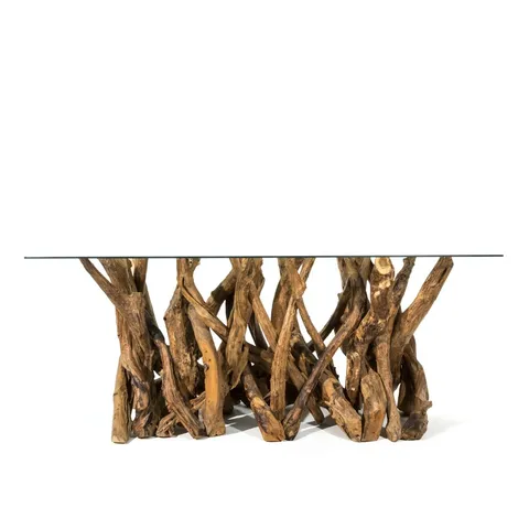 BOXED UNION RUSTIC MACK DINING TABLE (2 PARTS)