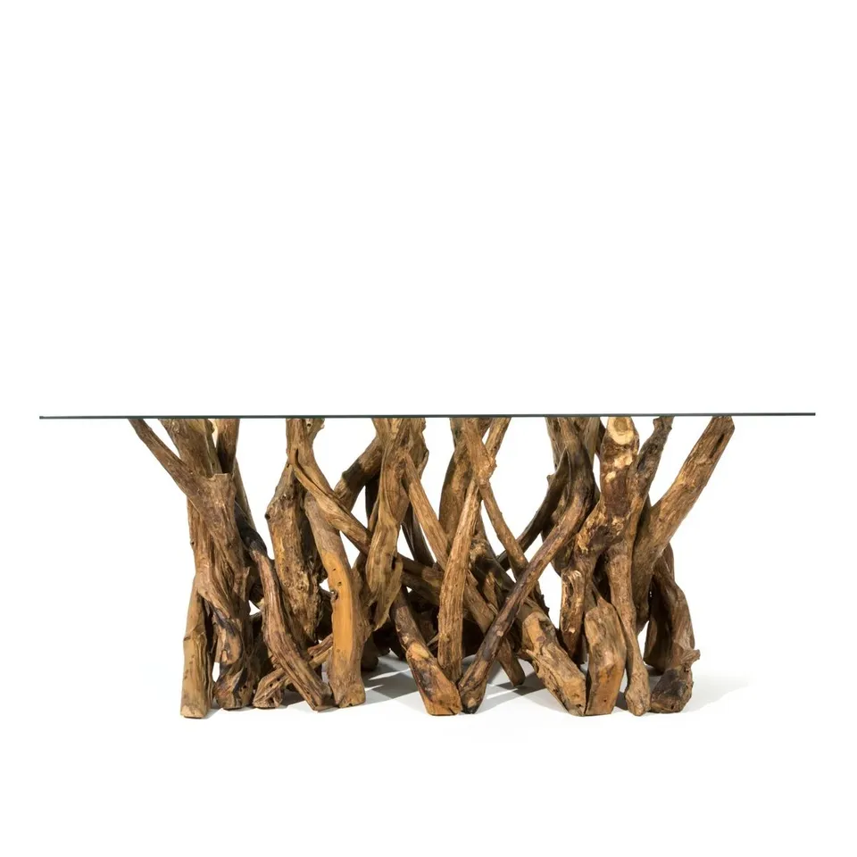 BOXED UNION RUSTIC MACK DINING TABLE (2 PARTS)