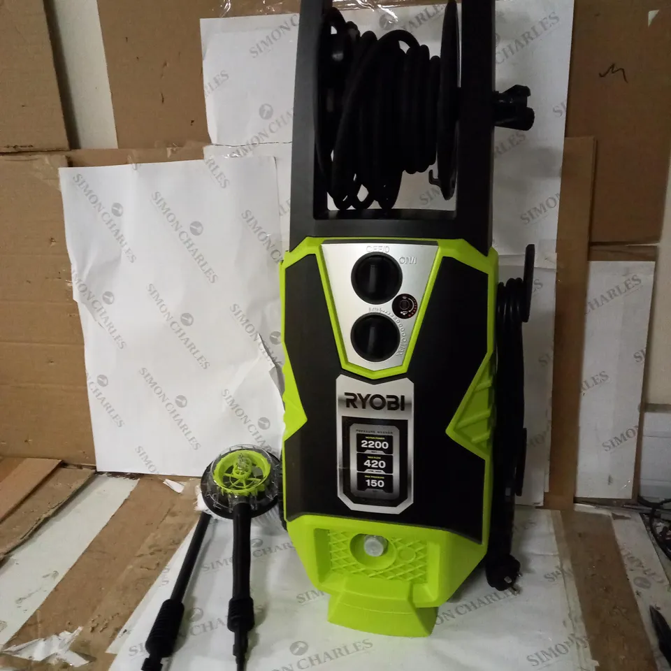RYOBI RPW150XRB CORDED PRESSURE WASHER (COLLECTION ONLY)