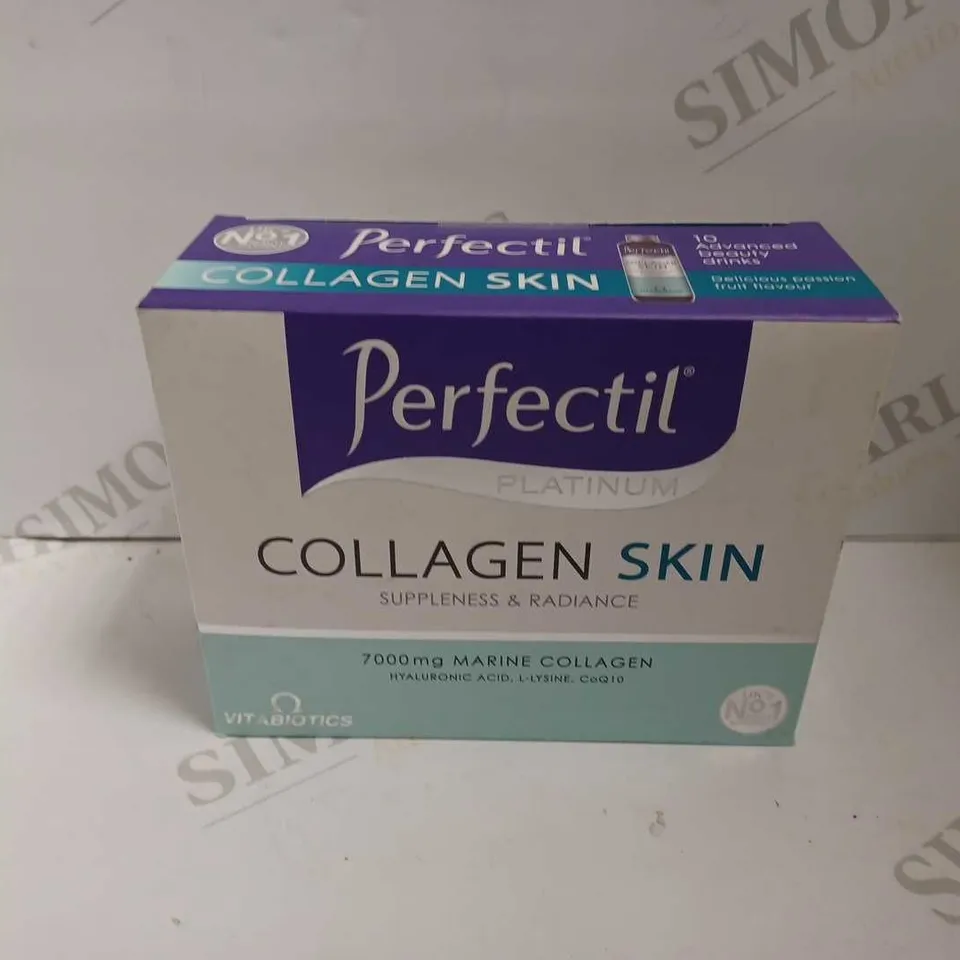 PERFECTIL VITABIOTICS PLATINUM COLLAGEN SKIN (BOX OF 10 50ml BEAUTY DRINKS)