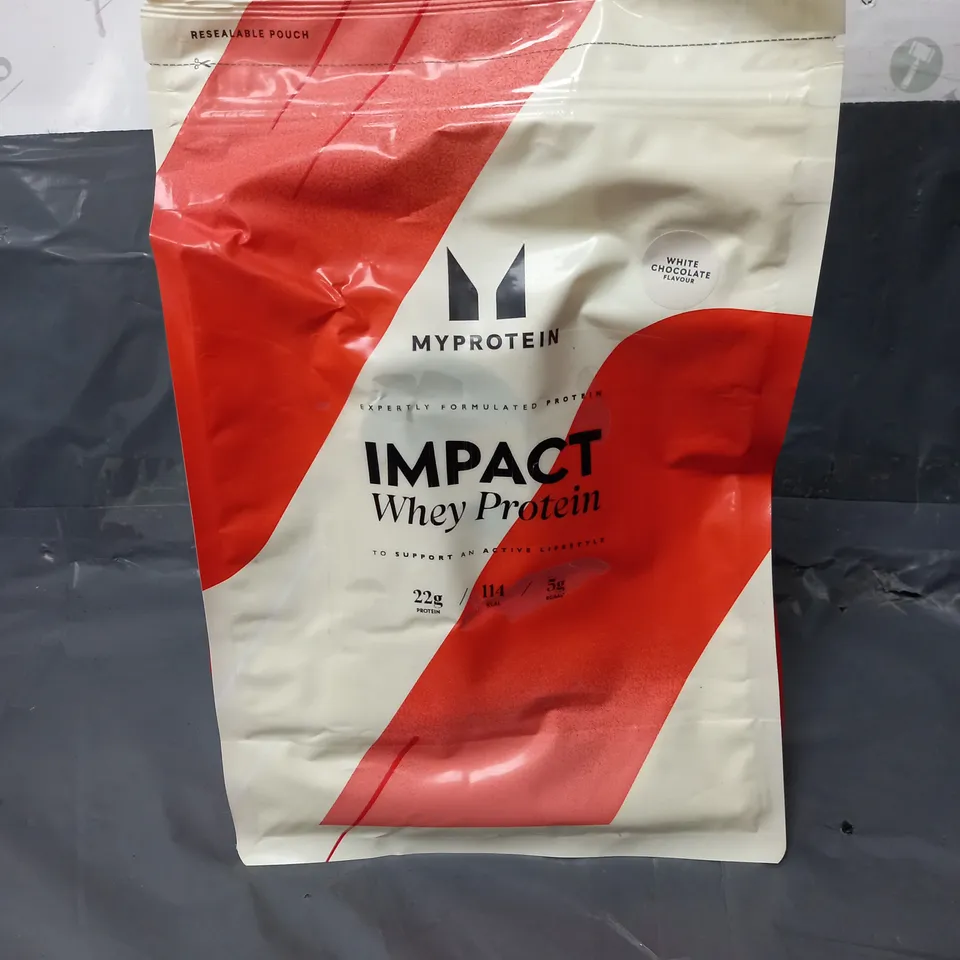 SEALED MYPROTEIN IMPACT WHEY PROTEIN IN WHITE CHOCOLATE 1KG