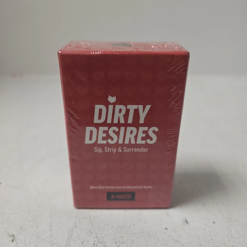 SEALED DIRTY DESIRES: SIP, STRIP & SURRENDER – ADULT CARD GAME