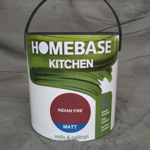 HOMEBASE KITCHEN INDIAN FIRE MATT PAINT – WALLS & CEILINGS 2.5L