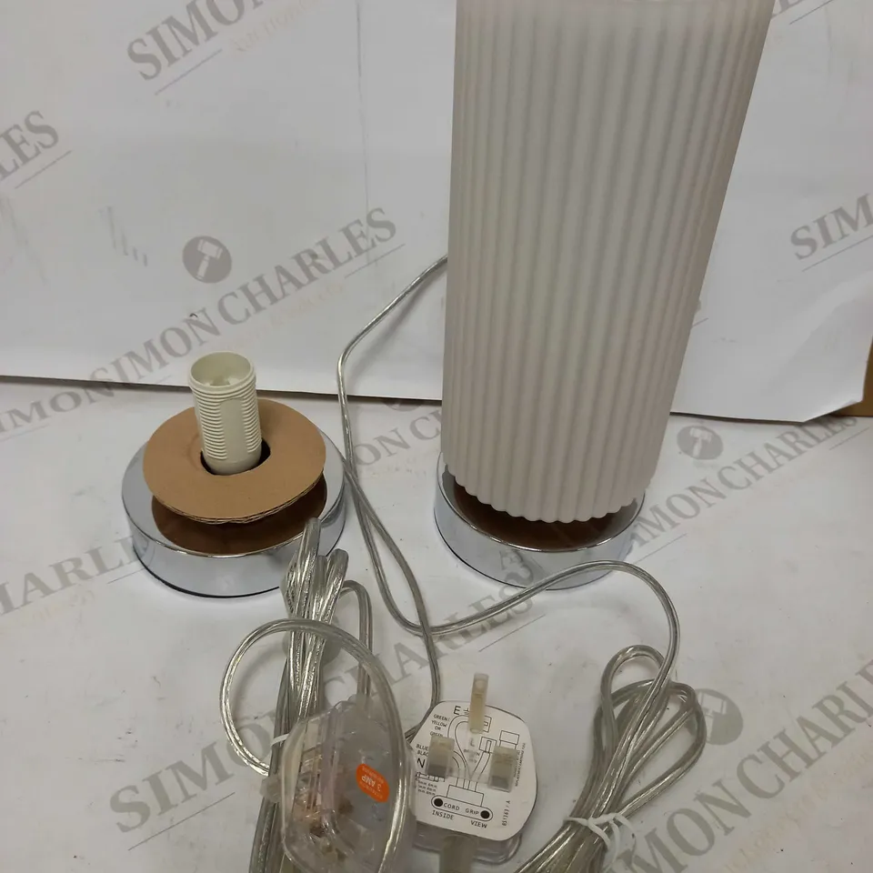 JOHN LEWIS RIDGE TOUCH LAMP SET 