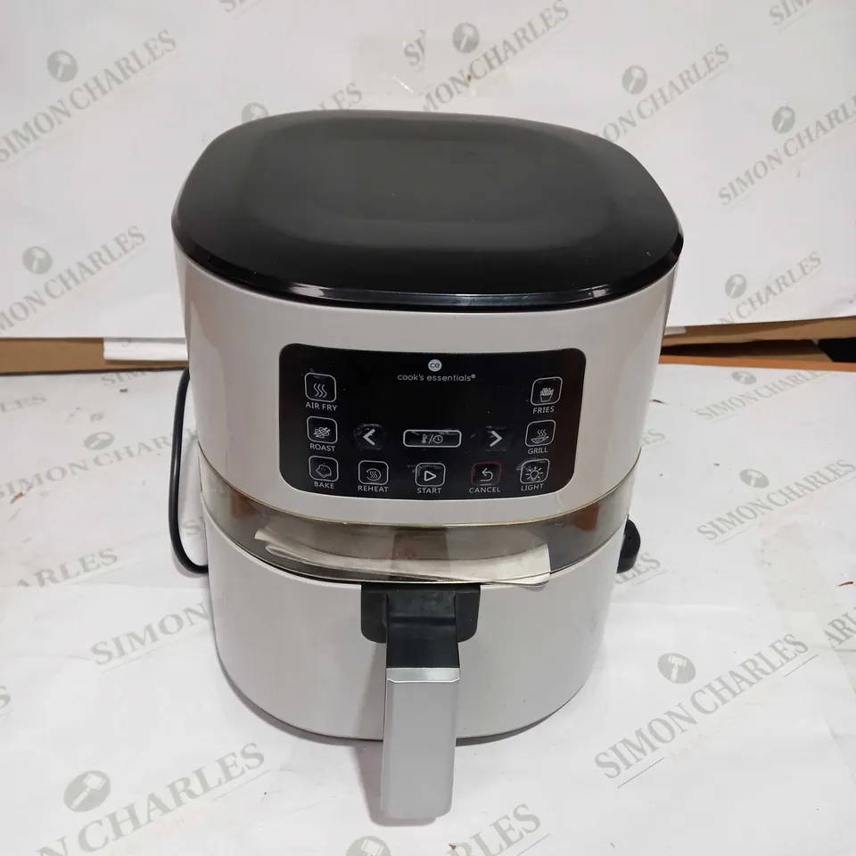 COOK'S ESSENTIALS 4.0L AIR FRYER COOL GREY