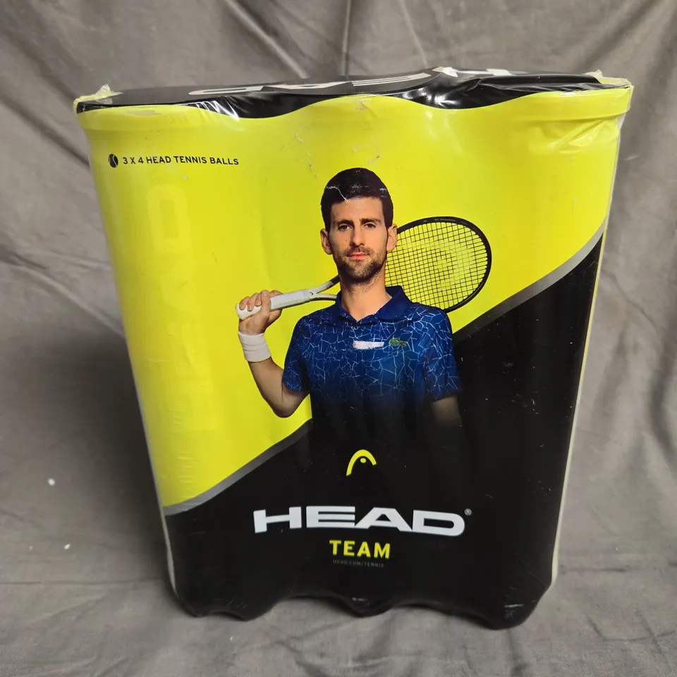 SEALED HEAD TEAM 3X4 TENNIS BALLS