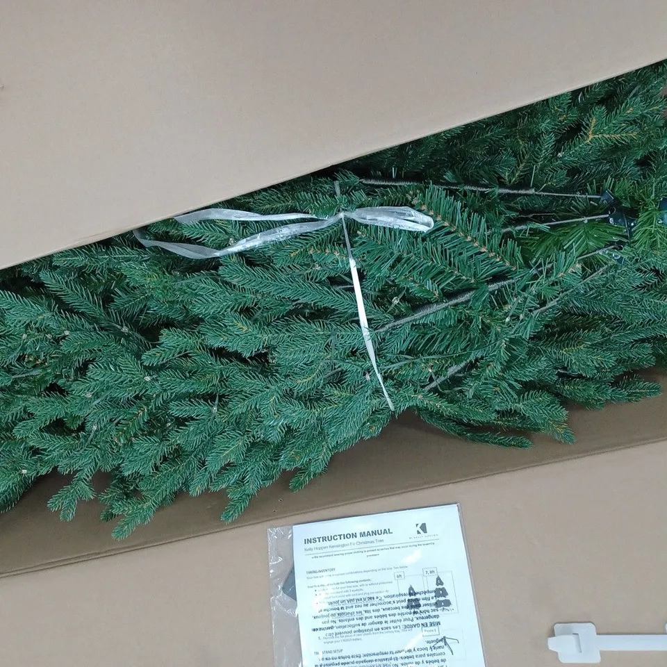 BOXED KELLY HOPPEN KENSINGTON FIR CHRISTMAS TREE - 6FT, NATURAL - COLLECTION ONLY