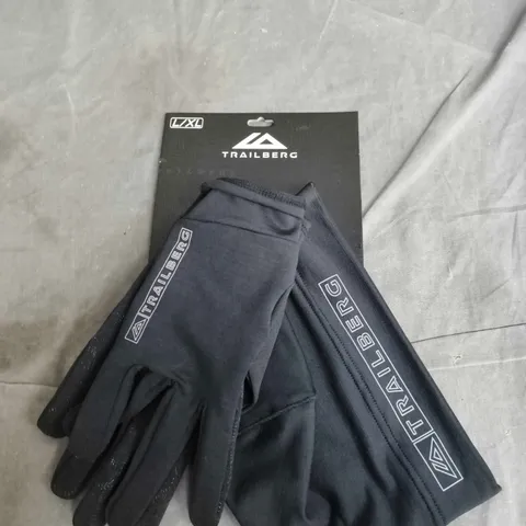 TRAILBERG NOVA TOQUE & GLOVE SET – BLACK, SIZE L-XL