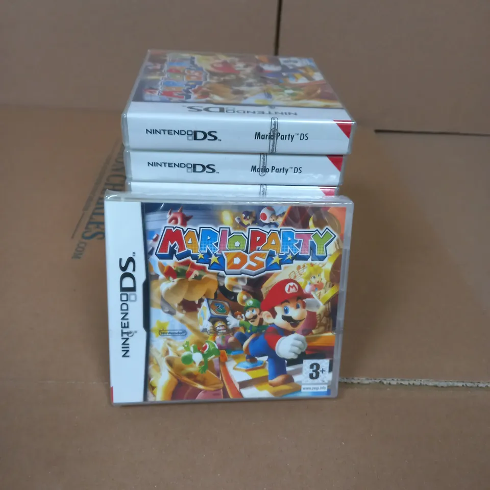 LOT OF 9 SEALED MARIO PARTY DS FOR NINTENDO DS