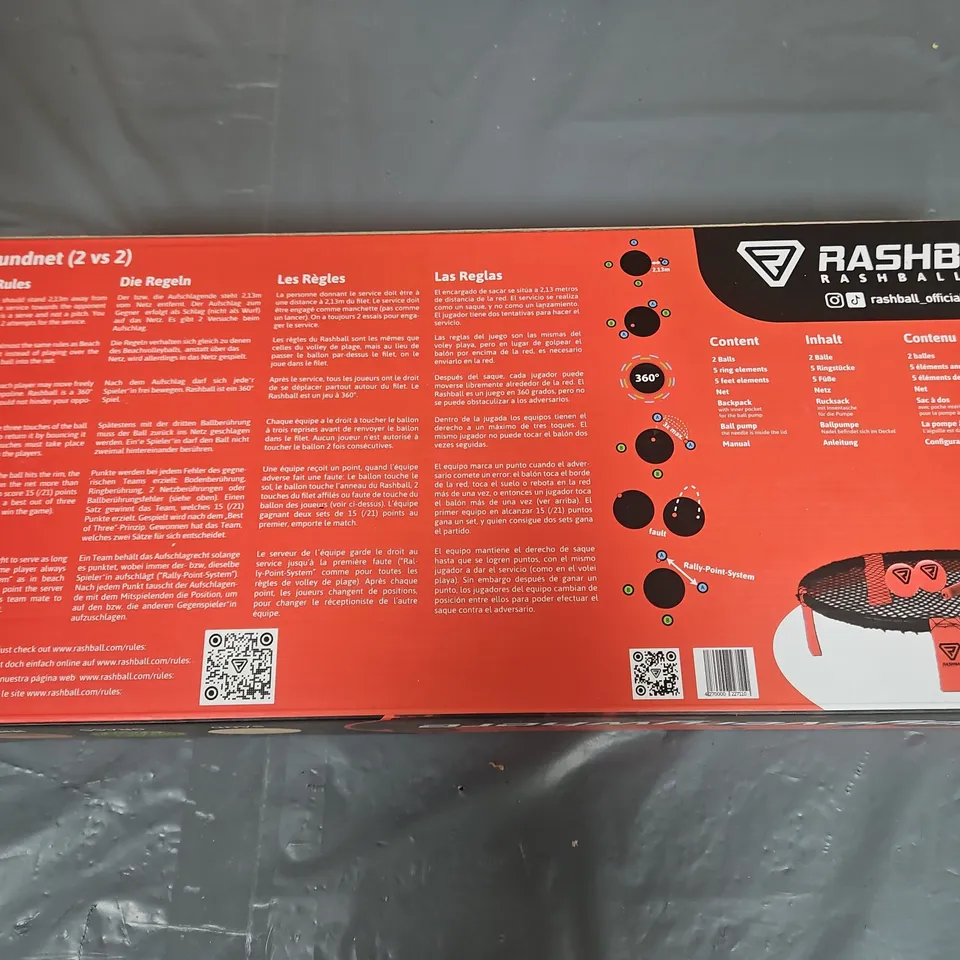 RASHBALL PRO ROUNDNET SET OUTDOOR GAME – BOXED