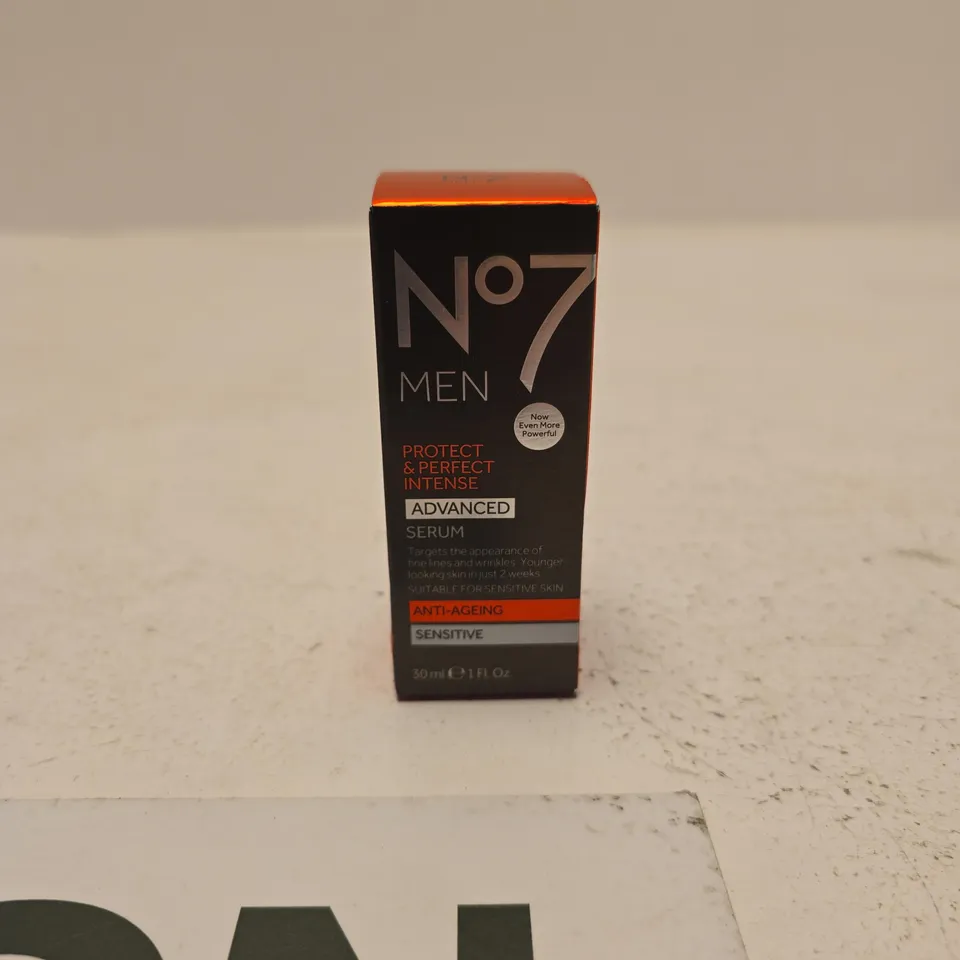 NO 7 MEN ADVANCED SERUM 30ML ANTI AGEING