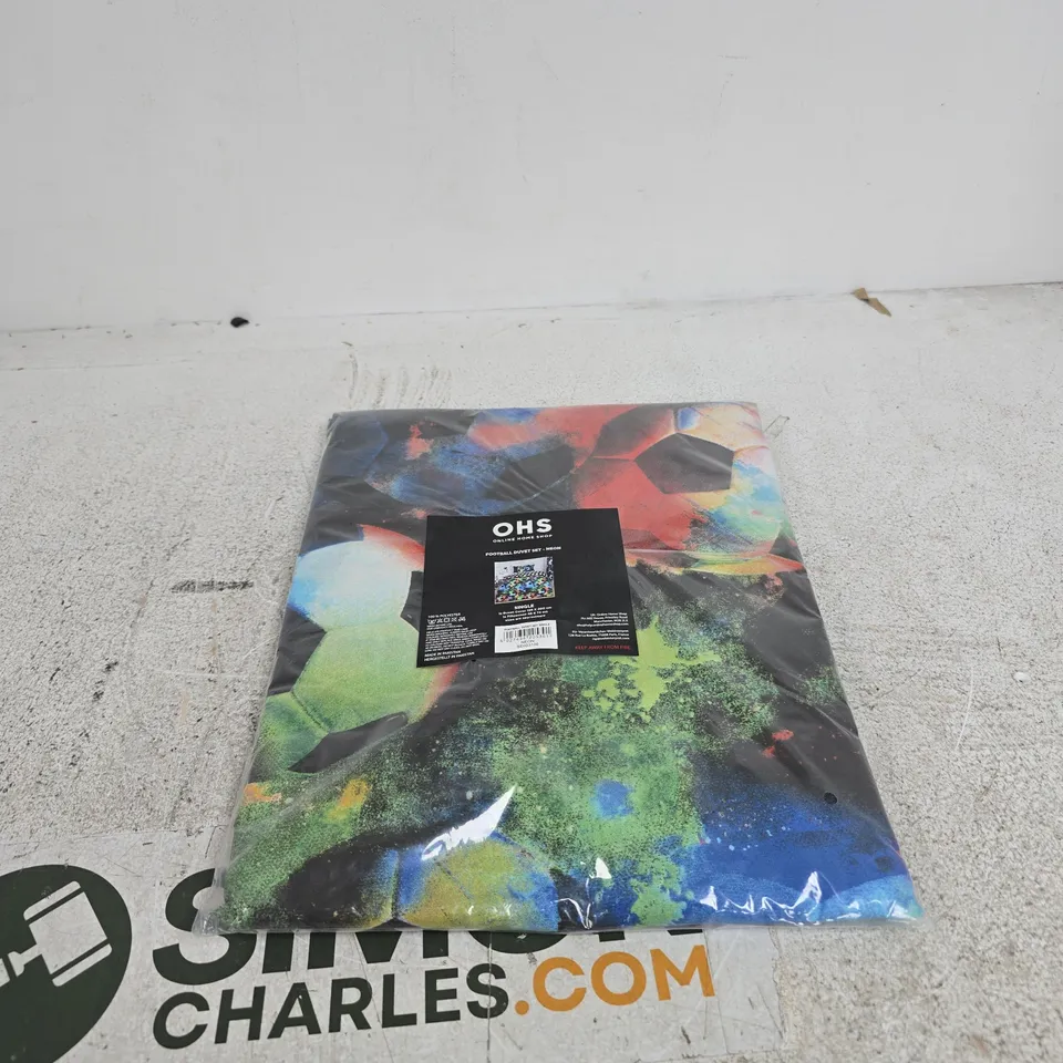 OHS FOOTBALL DUVET SET NEON SINGLE