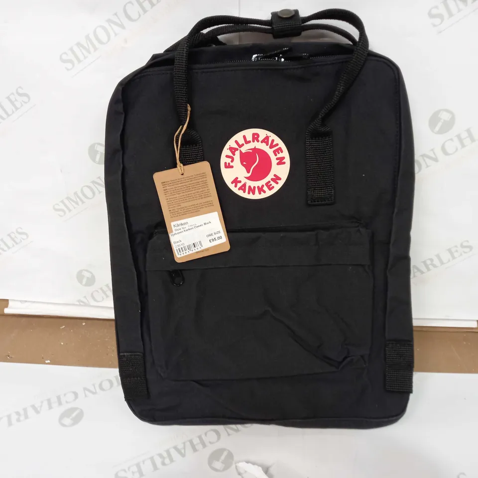 FJALLRAVEN KANKEN ORIGINAL BLACK RUCKSACK