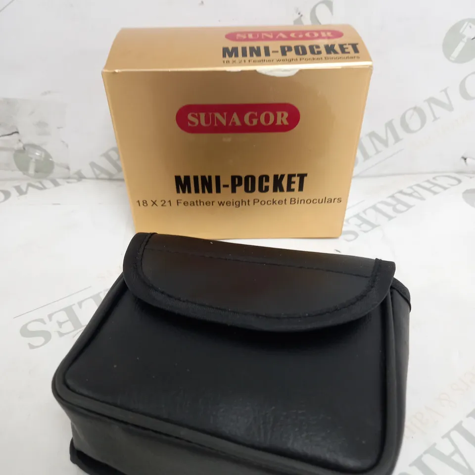 SUNAGOR 18X21 MINI POCKET COMPACT BINOCULARS