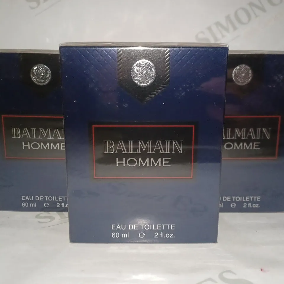 LOT OF APPROX 8 X 60ML BALMAIN HOMME EAU DE TOILETTE