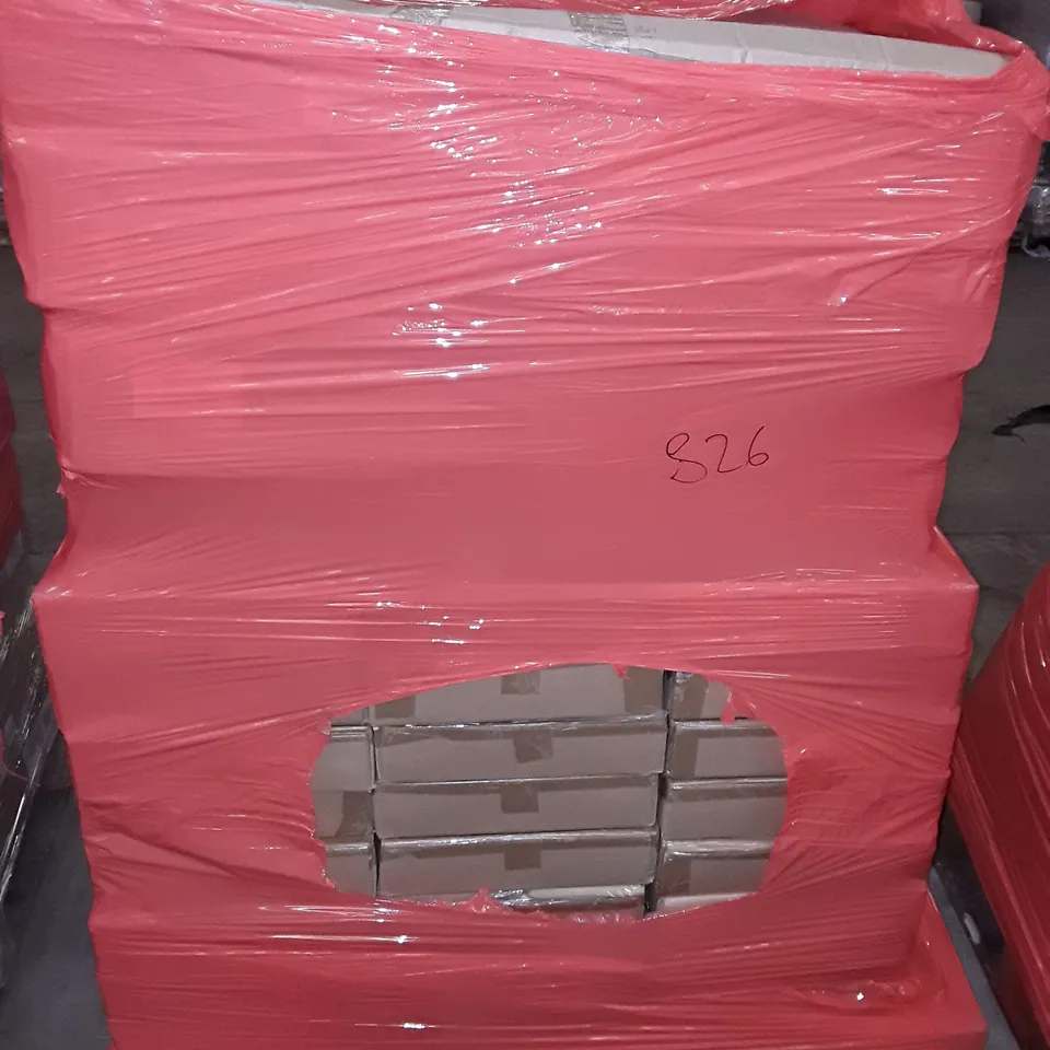 PALLET OF BOXED FURNITURE ITEMS TO INCLUDE FOLDING CHAIRS AND TWO TIER SPICE RACKS