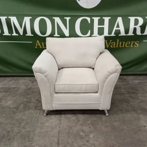 DURY FABRIC ARMCHAIR - NATURAL