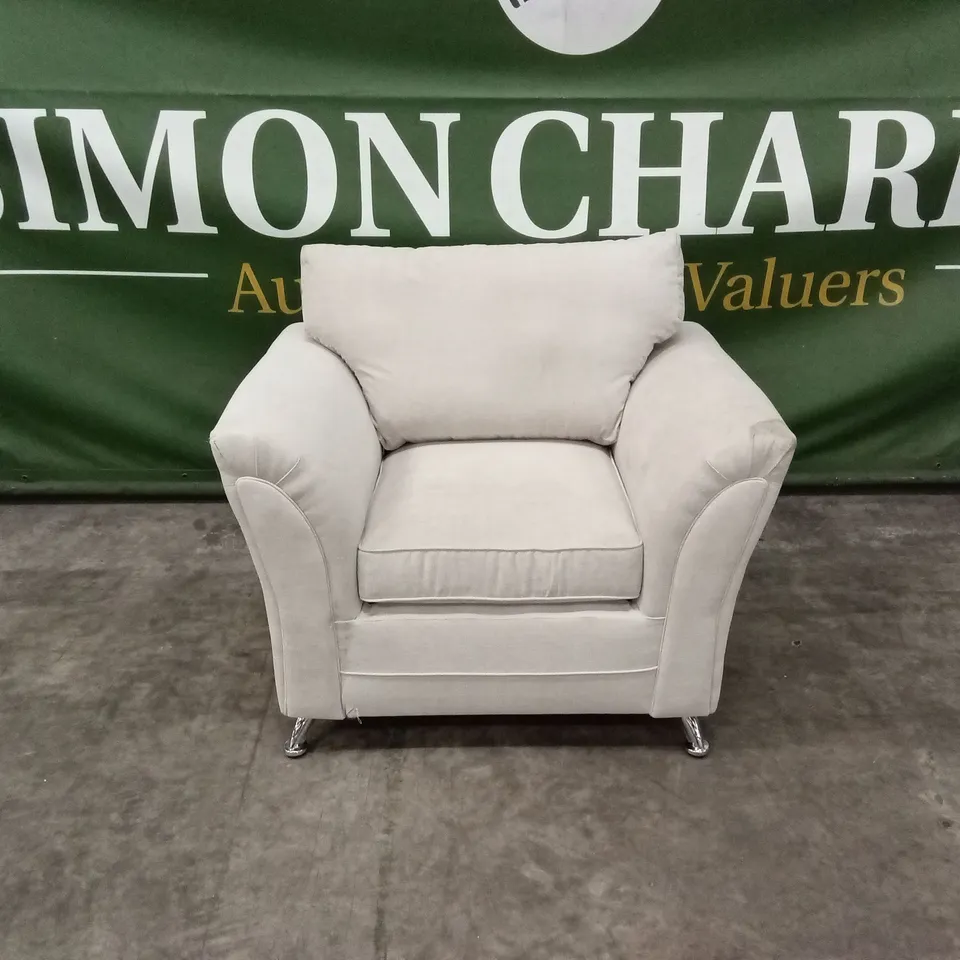 DURY FABRIC ARMCHAIR - NATURAL RRP £399