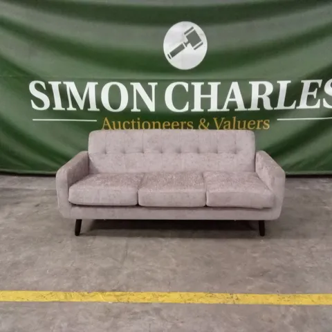 OSLO FABRIC 3 SEATER SOFA - NATURAL