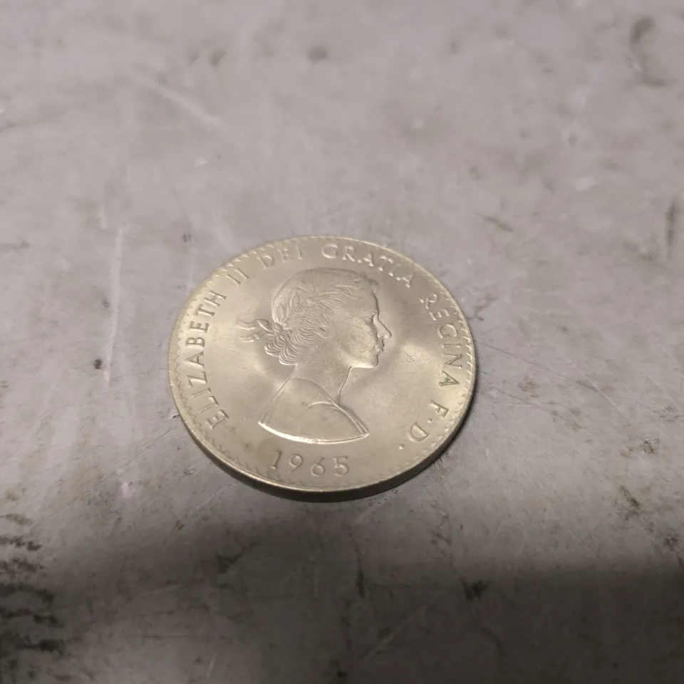 1965 BRITISH WINSTON CHURCHILL COIN ELIZABETH II