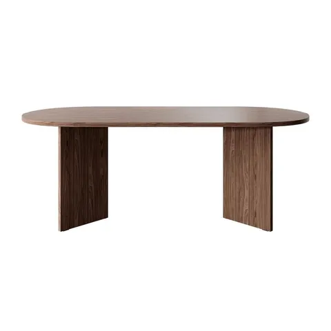 BOXED OVO TABLE 204 CM WALNUT WISCONSIN (2 BOXES)