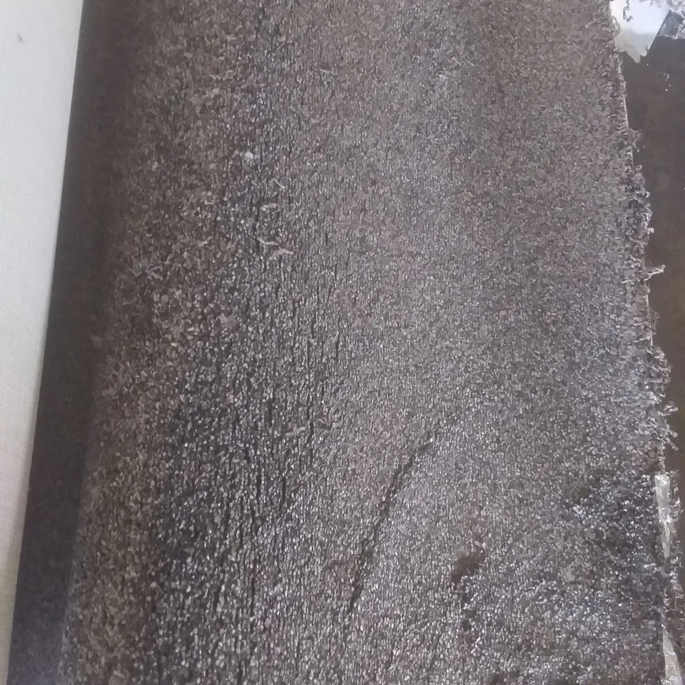 ROLL OF QUALITY MELBOURNE SUPREME 985 BLACK COFFEE CARPET APPROXIMATELY 4X9.9M