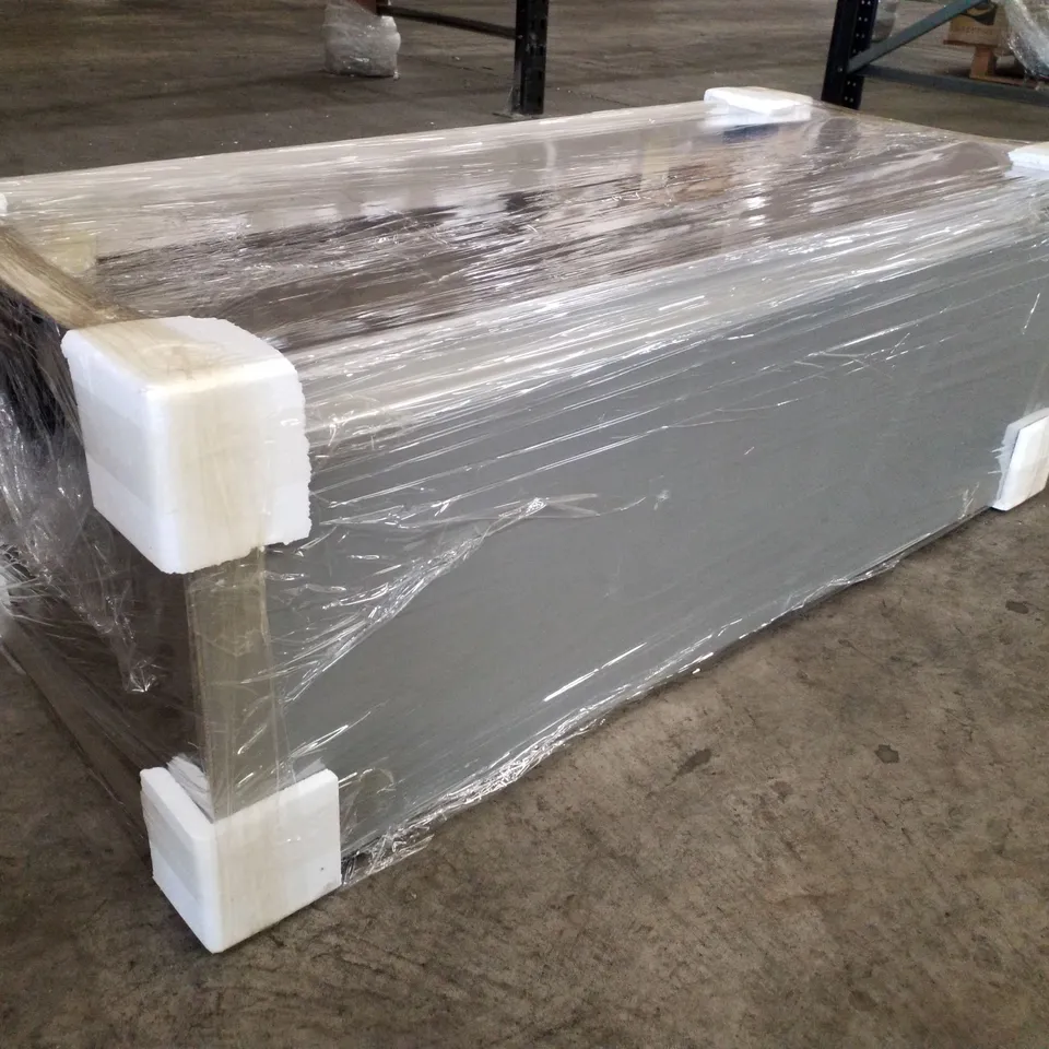 BOXED AS NEW CALYPSO ONETA SINGLE DRAWER WH VANITY UNIT IN DOVE GREY - 1180X380X600MM