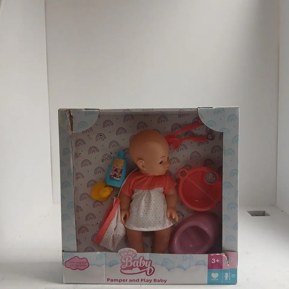 PAMPER AND PLAY BABY DOLL – BOXED WITH ACCESSORIES