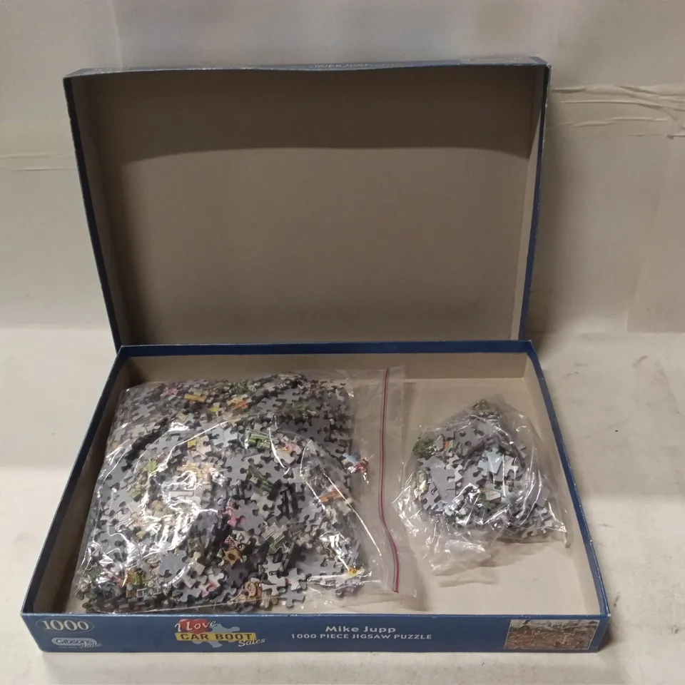 MIKE JUPP LOVE CAR BOOT SALES 1000 PIECE JIGSAW PUZZLE