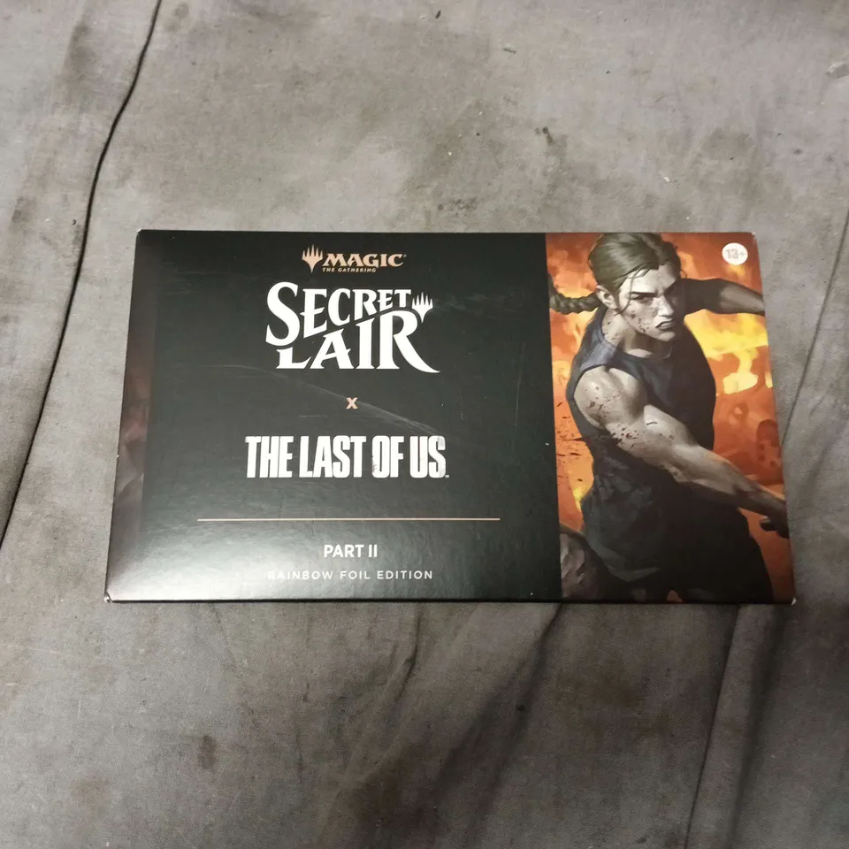 SEALED MAGIC THE GATHERING SECRET LAIR X THE LAST OF US: PART 2 RAINBOW FOIL EDITION 